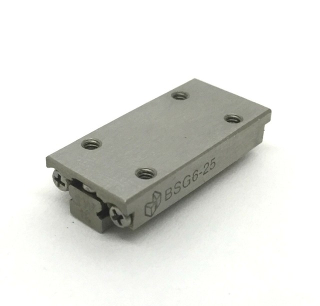 Misumi BSG625 Ball Slide Guide, Travel 14mm, Dimensions 25mm x 12mm