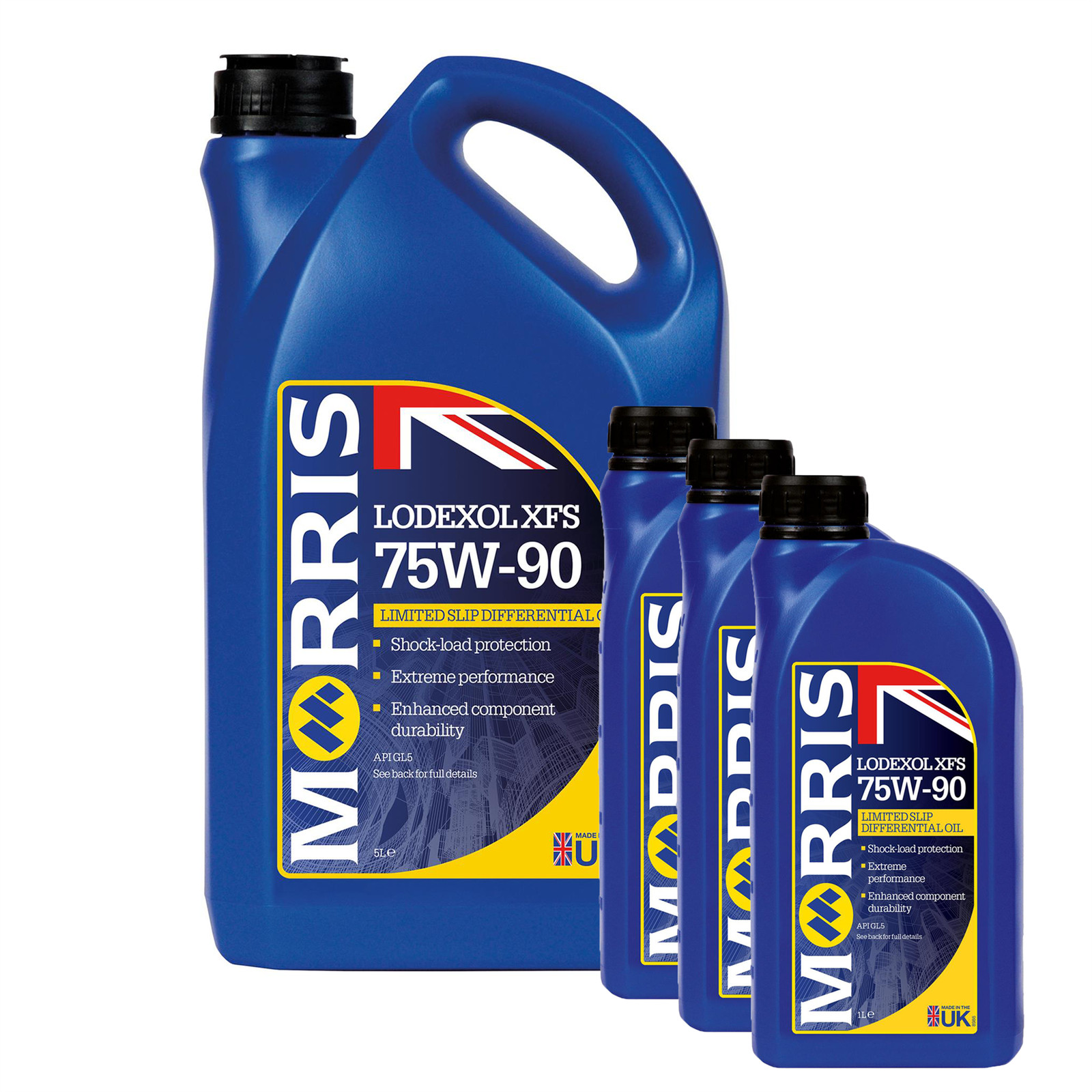 8L MORRIS 75W-90 Fully Synthetic Gear Oil API GL5 Gear & Transmission Fluid