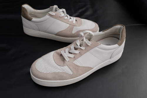 Massimo Dutti Herren Sneaker Leder weiß/beige Gr. 45 - Bild 1 von 5