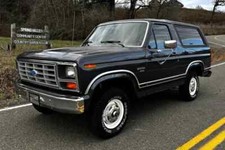 1983 Ford Bronco Xlt 44 5.0l  24x36 Poster Classic Suv
