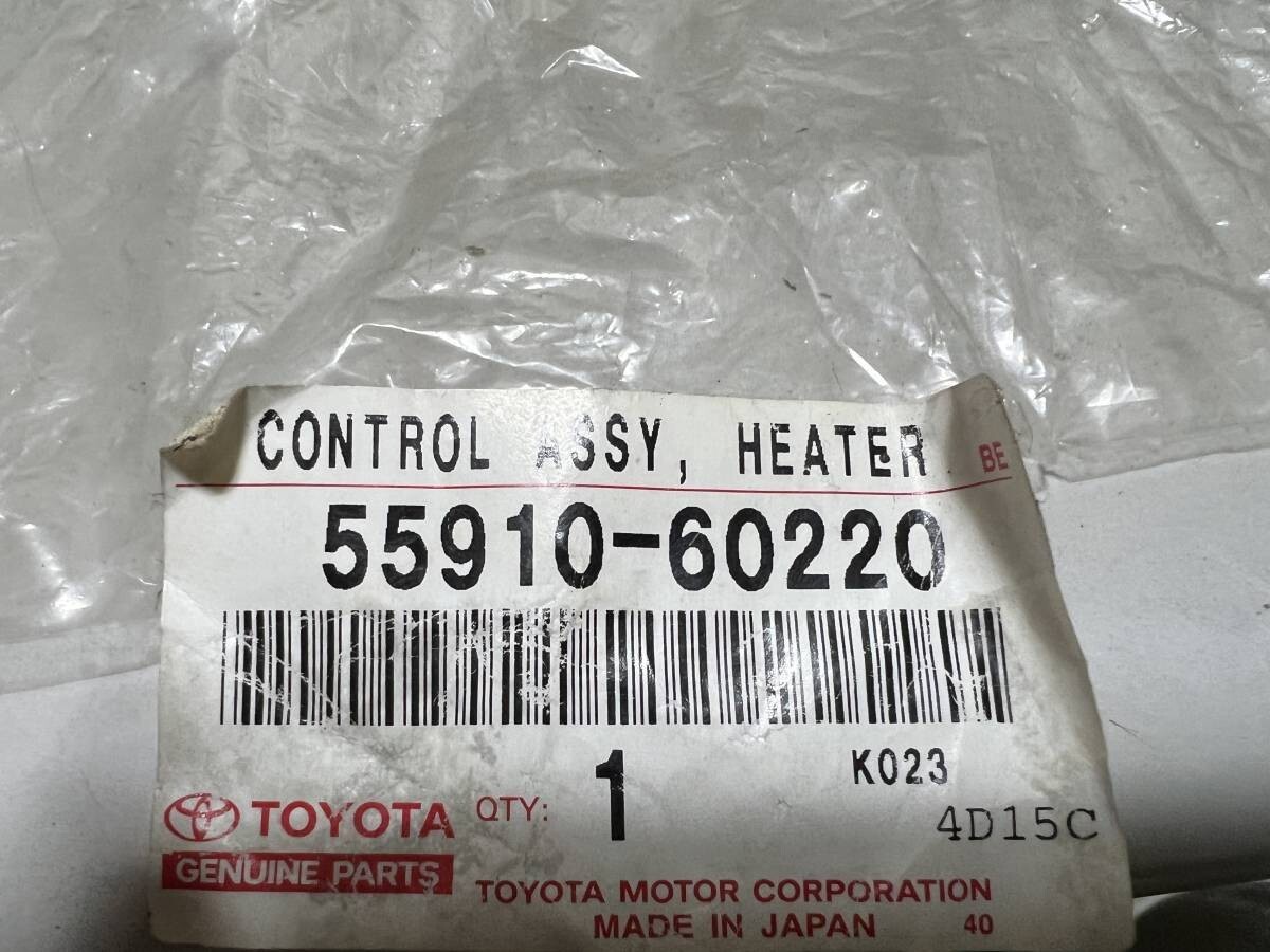 Genuine Toyota AC Heater Control Switch Panel Unit 55910-60220