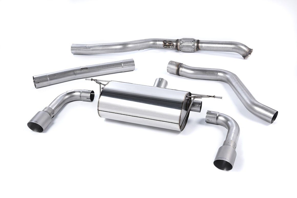 Milltek Resonated Cat Back Exhaust Titanium Tips for BMW M235i F22