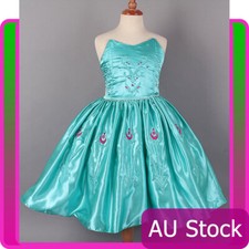 Girls Kids Disney Frozen Costume Elsa Party Birthday Fancy Dress