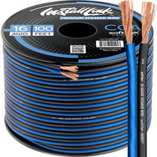 Cable para bocinas 16 AWG, 100 pies, est reo, casa o auto
