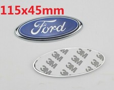 115mm x 45mm OVAL FORD ESCORT MK2 BADGE CORTINA FIESTA TRANSIT CAPRI  RS BLUE