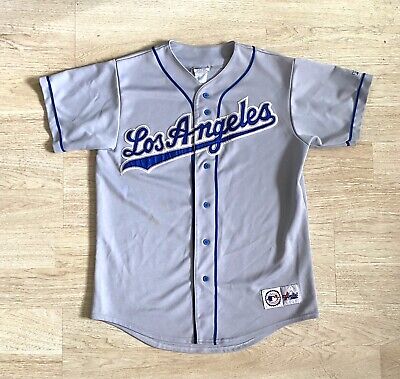 Vintage Majestic Authentic Los Angeles Dodgers Jersey Blue Large Men