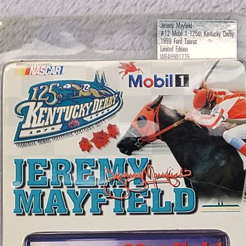 Nascar 125th Kentucky Derby 1999 Jeremy Mayfield #12 Mobil 1 Ford Taurus 1:64 - Picture 4 of 9