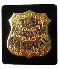 Card Guard - États-Unis Protecteur de poker Marshal Texas Hold'em GOLD *