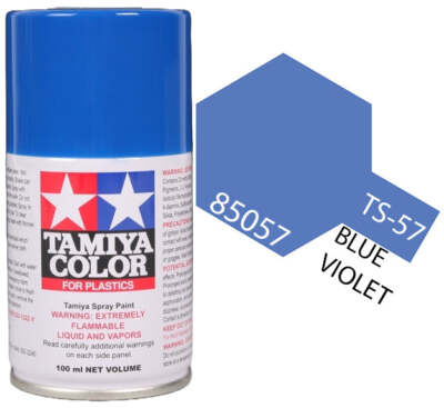 Tamiya 85057 TS-57 Blue Violet Lacquer Spray Paint 100ml TAM85057 - US