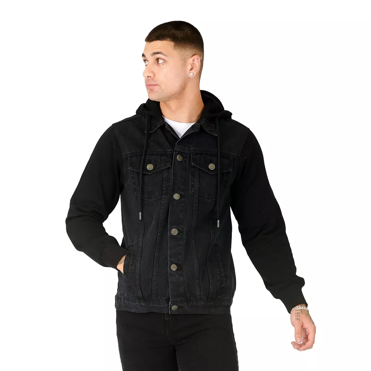 Mens denim blazer uk top
