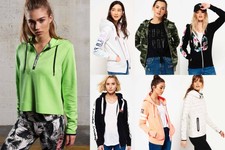 New Womens Superdry Hoodies Selection - Various Styles & Colours 181218