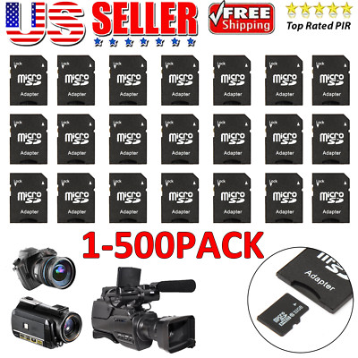 Lot Micro SD Adapter Transflash TF To SD SDHC Memory Card Adapter Converter 