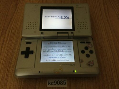 kc9085 Plz Read Item Condi Nintendo DS Platinum Silver Console Japan - Picture 1 of 12