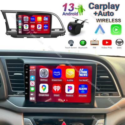 For 2016 2017 2018 Hyundai Elantra Android 13.0 WIFI Apple Carplay Radio GPS AHD