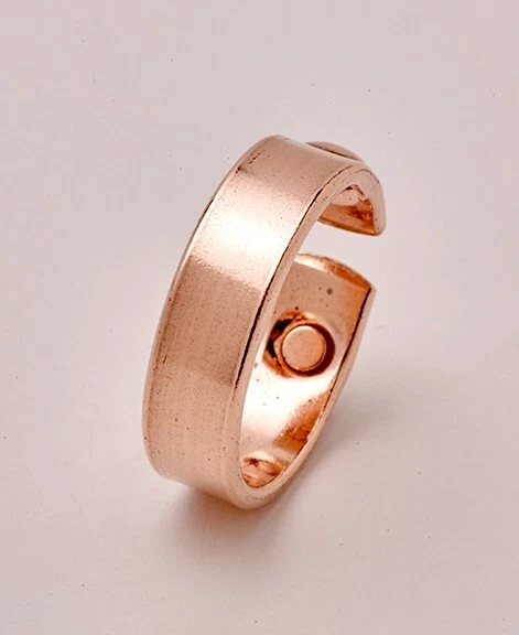 COPPER FAYRE Copper Ring Plain With Magnets - 2 1/2" long 6.3 mm wide CRM1