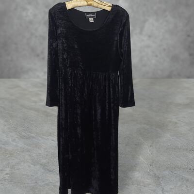 Vintage Molly Malloy Womens Evening Dress 10 Crushed Velvet RN#51666