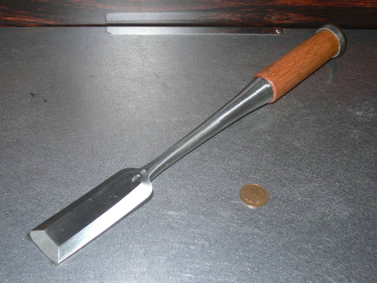 Azuma Naohiro Long Neck Tataki Nomi Japanese Polished Timber Azuma Naohiro Long Neck Tataki Nomi Japanese Polished Timber