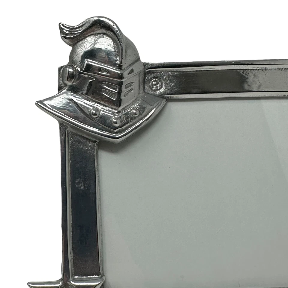 VTG Arthur Court UCF Knights Silver Metal Picture Frame 4x6 Photo Licensed RARE - Image 3 of 4