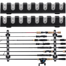 Fishing Rod Pole Holder Storage for Wall & Garage Ceiling Mount, Great Fishing