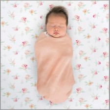 Cotton Muslin Baby Swaddle Blankets, 4-Piece, Receiving Blanket, 46x46 inches