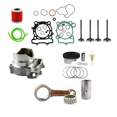For Kawasaki KX250F 2004-2008 Cylinder Piston Connecting Rod Valves Top End Kit