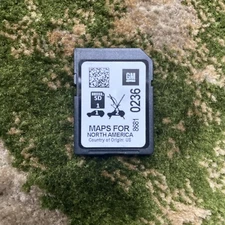 Cadillac Chevrolet GMC GPS Navigation SD Card Map OEM used part number 86810236