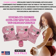 PowerS’X Women - Natural Libido Support Supplement for Women - 12 Effective Tabl