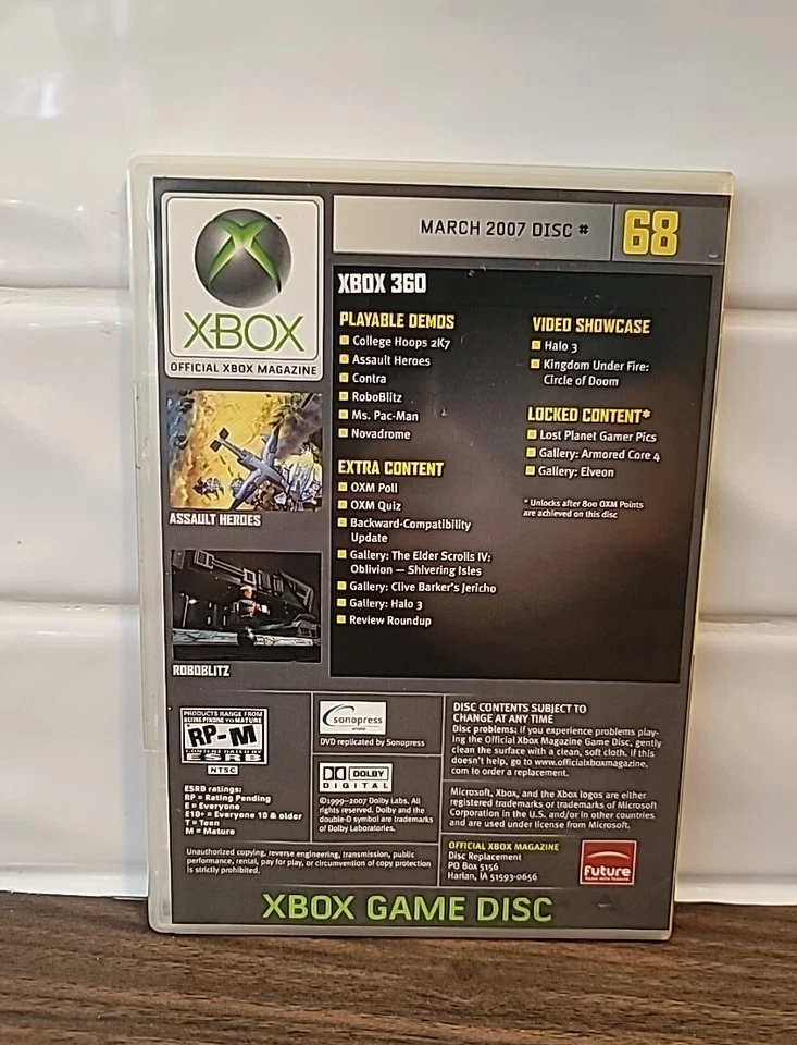 Official Xbox Magazine Demo Disc #68 - Xbox Live Arcade - Image 2 of 4