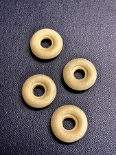 4 rubber TIRES for Miniature Vintage Radio Flyer Wagon like Century Of Progress 