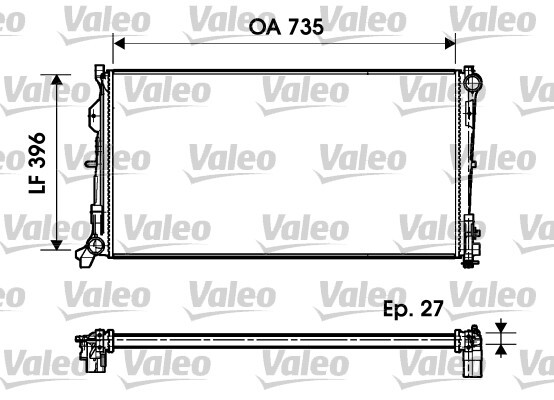 Radiateur Valeo 732956 refroidissement du moteur idéal pour départs en vacances et trajets quotidiens