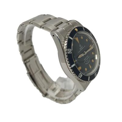 Montre Plongeur Walter Mitt Sea Diver Automatique - Bleu, Acier 316L, Cuir, Neuve Avec Boîte