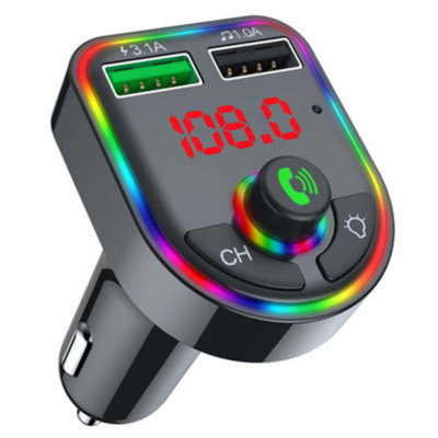 Bluetooth 5.0 FM Transmitter Car MP3 Player Wireless Handsfree Audio Receiver 