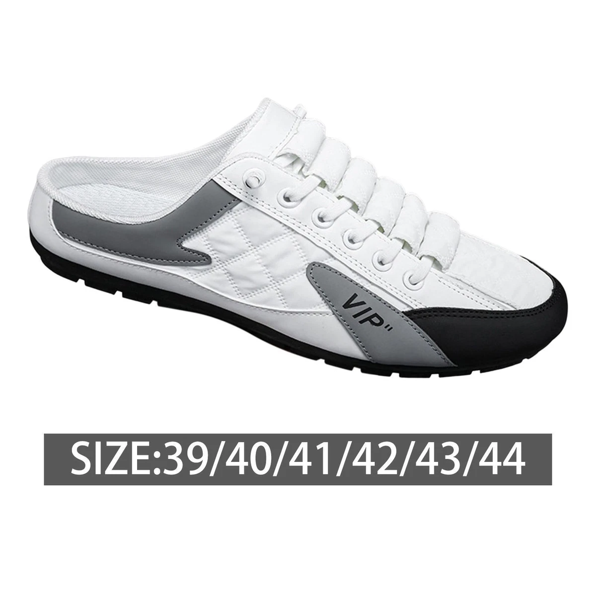 Men Slip on Mule Sneakers Casual Sports Shoes Loafers Comfortable Nonslip  Trendy | eBay