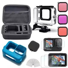 Accessories Kit for Gopro hero 9,10,11,12 Black Carrying Bag Waterproof Housing