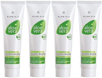 LR Aloe VIA Aloe Vera Sensitive Schützende Zahnpasta 4x 100ml