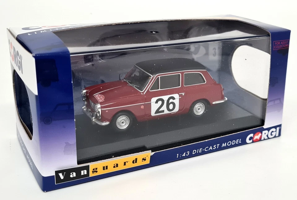 Vanguards 1/43 Austin A40 Farina 1960 Monte Carlo Rally Diecast Scale Model Car - Image 2 of 4
