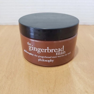 Philosophy the Gingerbread Man Glazed Body Souffle / Creme 4 oz Sealed Jar New