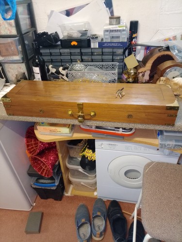 Wooden Locking Gun Carry Box