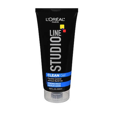 Studio Line Clean Gel Strong Hold Medium Shine 6.8 Oz