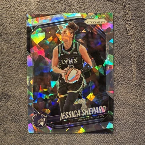 2025 Panini Prizm WNBA Jessica Shepard Ice Prizm Card #137