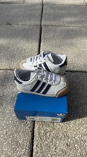 adidas Samoa I Boys' Sneakers White Navy Gum Leather Upper US 6K