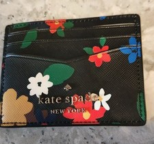Kate Spade New York Card Holder Black/Floral
