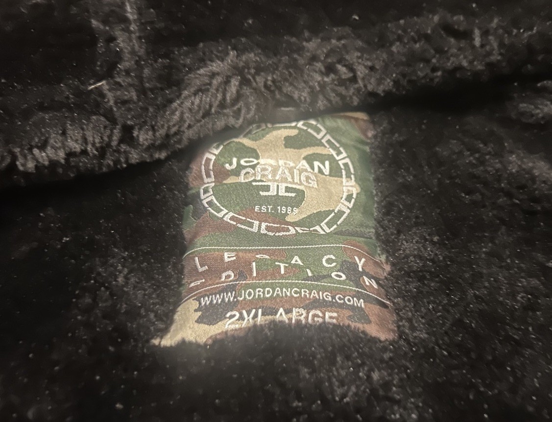 Jordan Craig Denali Shearling Jacket Sz 2XL Black