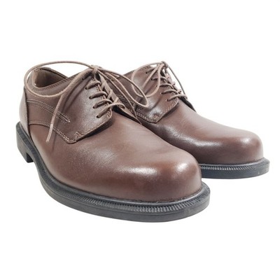 dunham big mens dress casual Dunham Mens Size 8 2E Wide Leather Dress Shoes Business Casual Oxford Brown