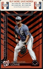 2025 Topps Update #US230 Nathaniel Lowe Holiday Washington Nationals