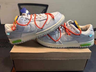 Size 10 - Nike Off-White x Dunk Low  Lot 23 of 50  