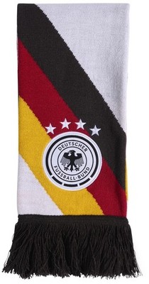 Germany DFB Adidas Soccer Football Fan Scarf Black Red Gold New With Tags $35