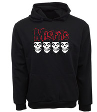 Misfits Fiend Skull Black Hoodie