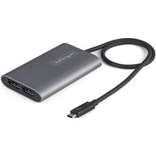 Image of StarTech Thunderbolt to Dual DisplayPort Adapter DP 1.4 Dual 4K 60Hz or Singl...