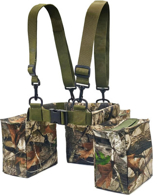 Hunting Belt with Shoulder Strap, Quick-Release Game Belt with Shell Pouch & Bot